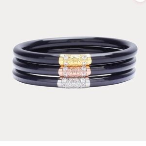 BudhaGirl THREE KINGS ALL WEATHER BANGLES® (AWB®) - NAVY Size S